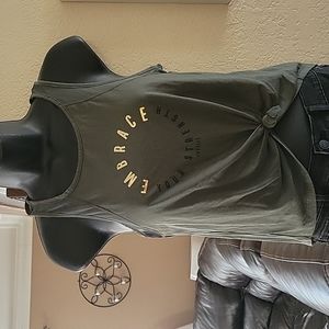 Justice Olive Green Tank